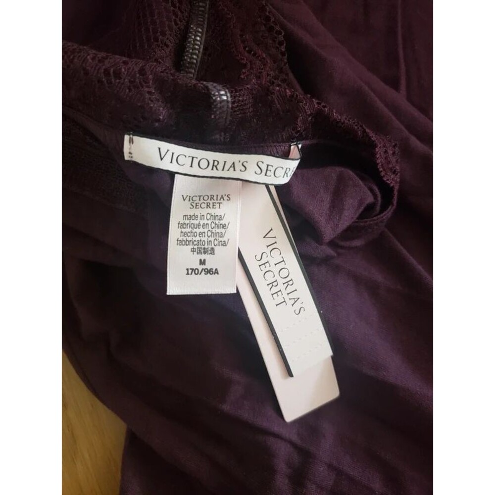Victoria Secret Plum Purple Lingerie Slip Dress Size M - Picture 2 of 4